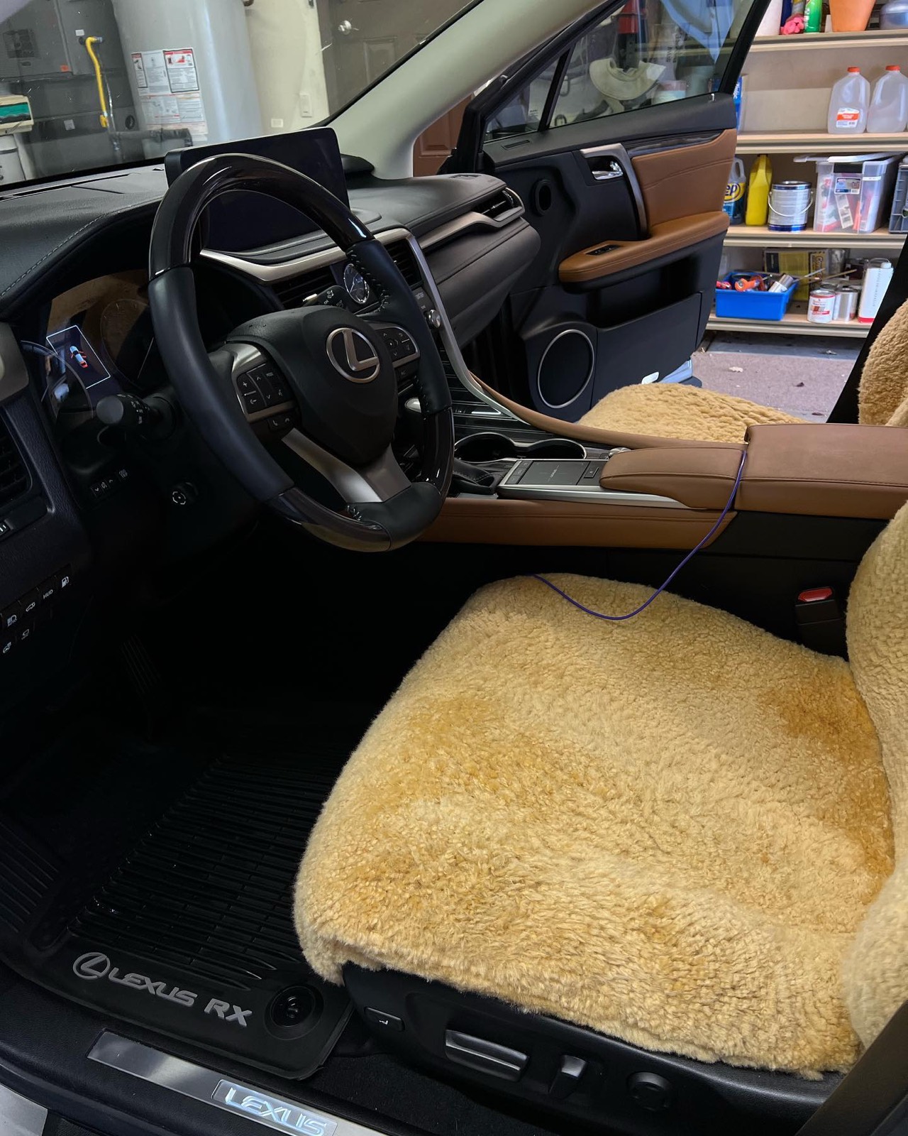 Lexus RX dashboard and interior cleaned