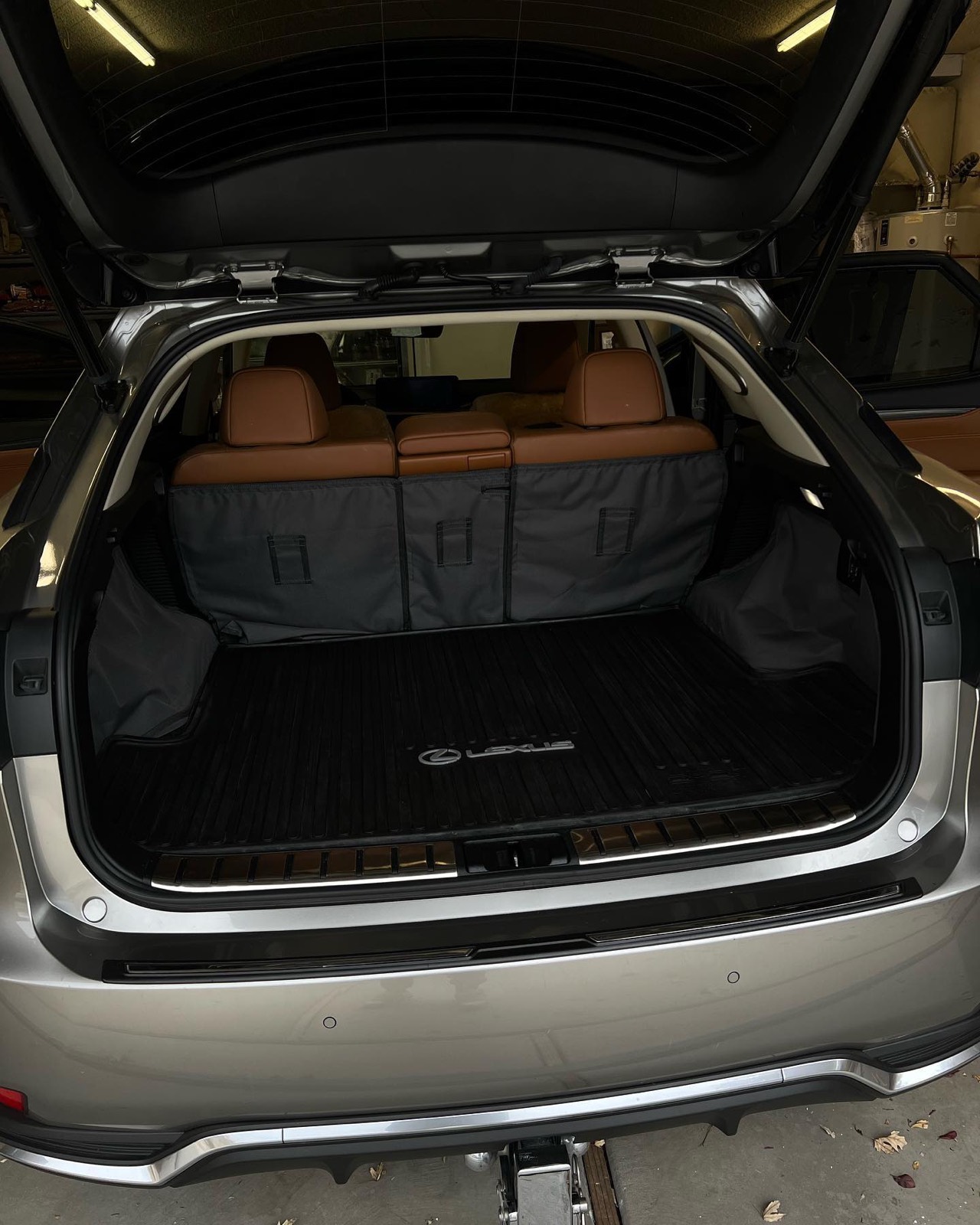 Lexus RX cargo area cleaned
