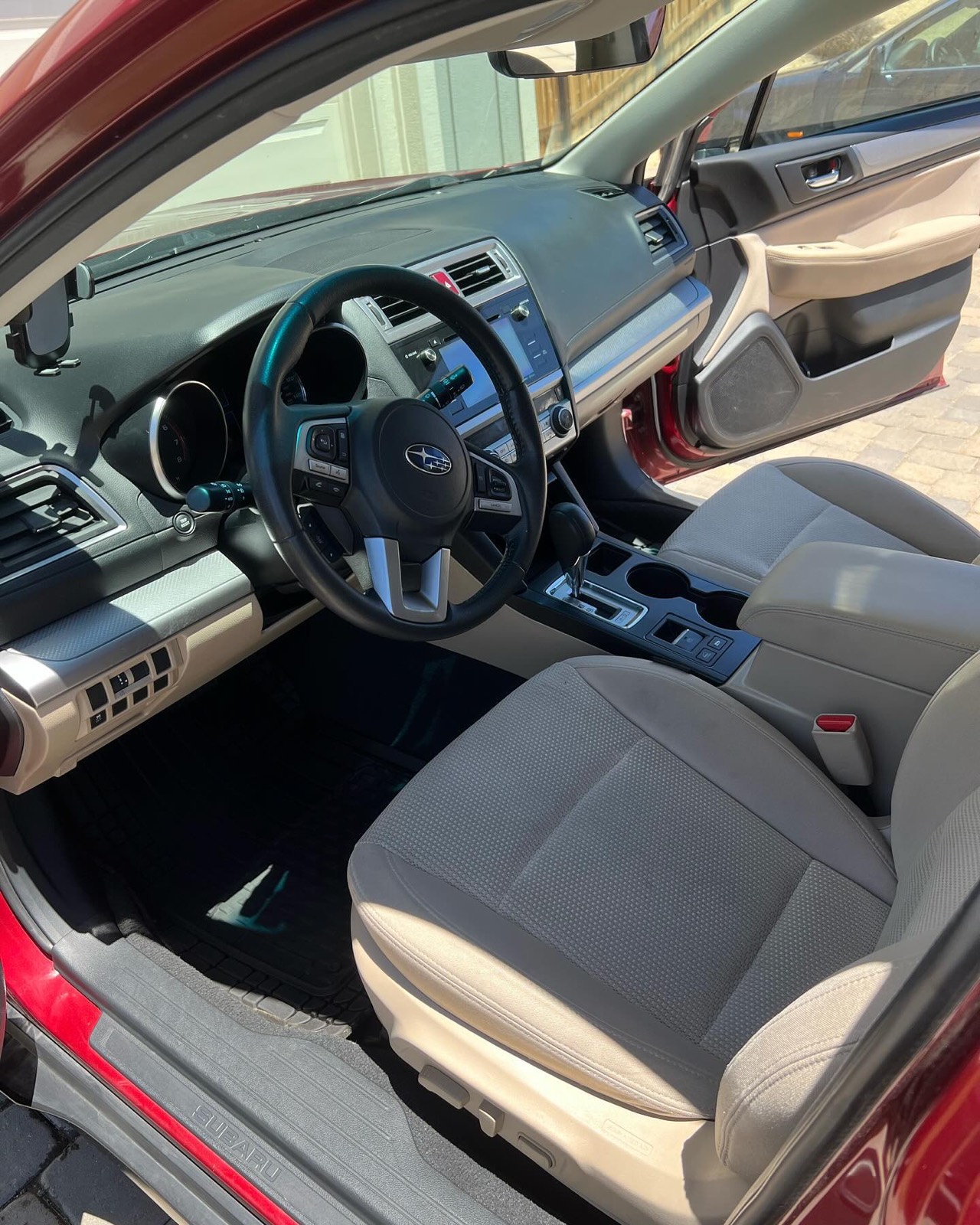 Subaru Outback seats cleaned