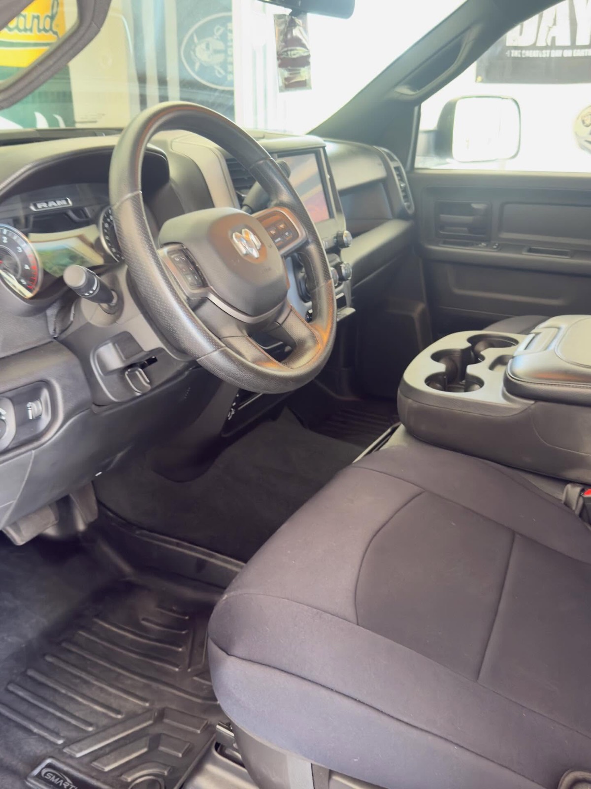 Ram pickup cockpit cleaned and conditioned